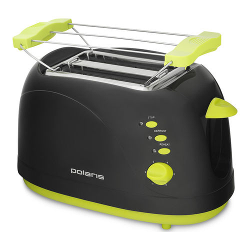

Тостер Polaris PET 0706LB 750Вт черный/зеленый