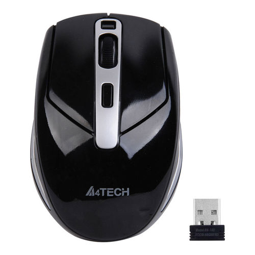 

Мышь A4 G11-590FX-1 черный/серебристый
