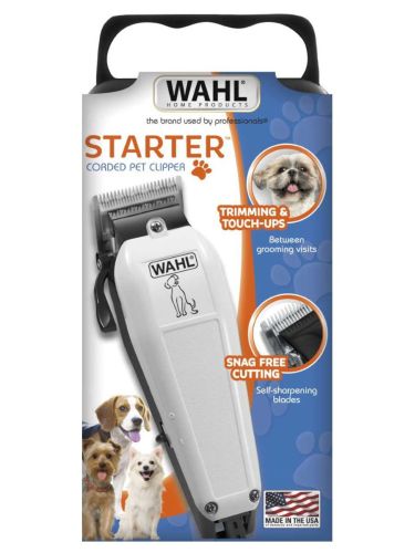 Машинка для стрижки Wahl Starter corded Pet Clipper белый