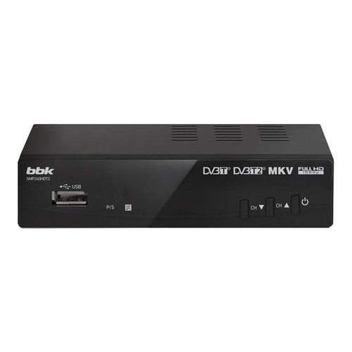 

Ресивер DVB-T2 BBK SMP240HDT2 черный