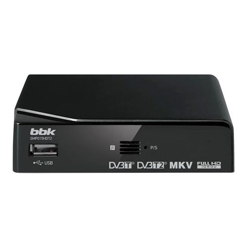 

Ресивер DVB-T2 BBK SMP015HDT2 темно-серый