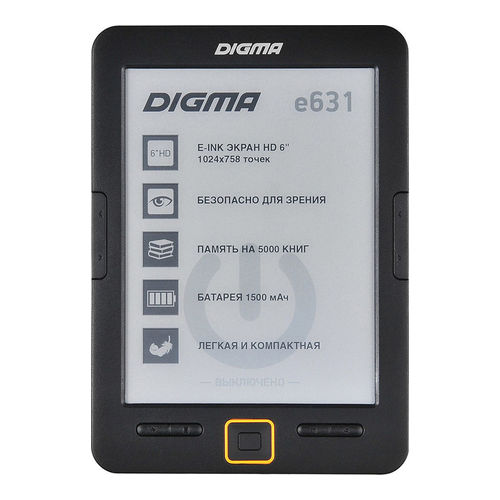 

Электронная книга Digma E631 черный