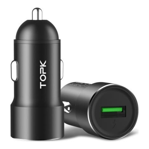 

Автомобильное зарядное устройство TOPK QC3.0
