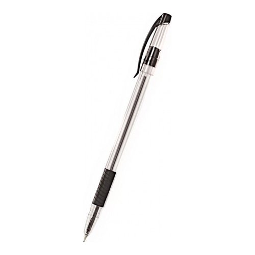 Ручка шариковая Cello SLIMO GRIP 0.7мм игловидный пиш. наконечник черный