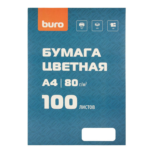 Бумага Buro A4/80г/м2/100л./белый матовое