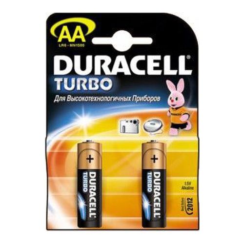 

Батарея Duracell LR6-2BL-2 Turbo AA 2шт