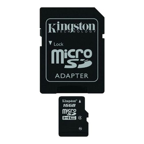 

Флеш карта microSDHC 16Gb class4 Kingston (SDC4/16GB)