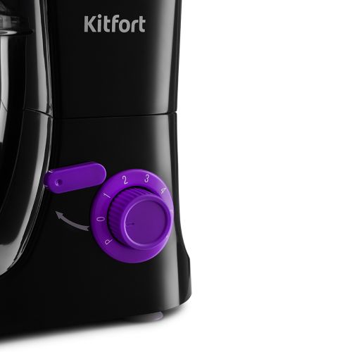 Миксер Kitfort KT-3044-1, черный/фиолетовый