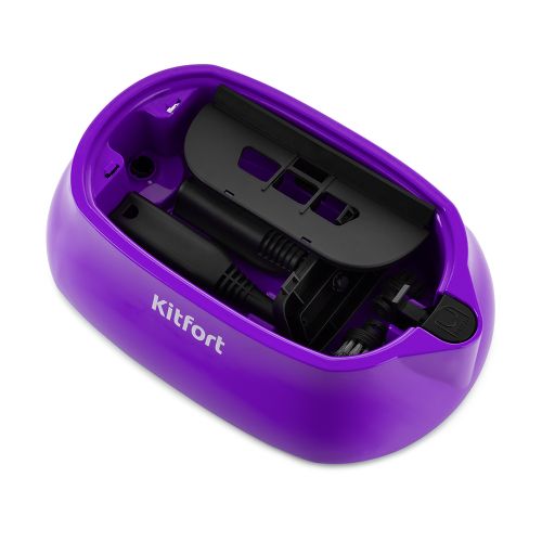 Пароочиститель Kitfort KT-9102-1, черно-фиолетовый