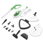 Швабра паровая Kitfort KT-1004-2 1500Вт зеленый/белый