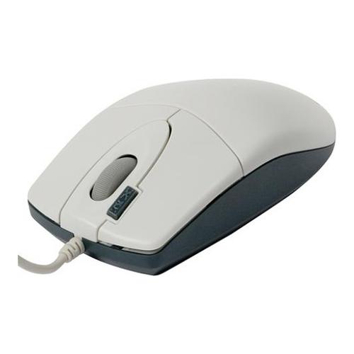 Мышь A4 OP-620D white optical 2X Click USB