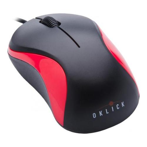

Мышь Oklick 115S for Notebooks Black/Red Optical 1000DPI USB New Package