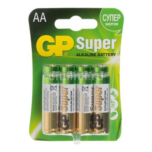 

Батарея GP Super Alkaline 15A LR6 AA (8шт)