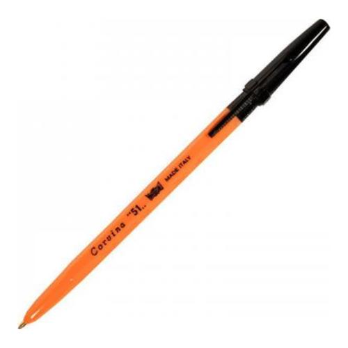Ручка шариковая Universal CORVINA51 40163/01G желтый корпус черные чернила
