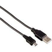 Кабель Hama H-106618 USB 2.0 A-micro B (m-m) 1.1м черный