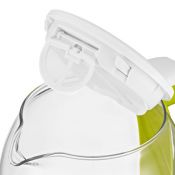 Чайник Kitfort KT-6140-2, белый/салатовый