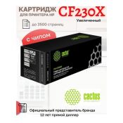 Картридж лазерный Cactus CS-CF230X CF230X черный (3500стр.) для HP LJ 203/227