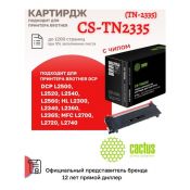 Картридж лазерный Cactus CS-TN2335 TN-2335 черный (1200стр.) для Brother DCP