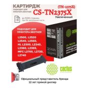 Картридж лазерный Cactus CS-TN2375X TN-2375 черный (5200стр.) для Brother DCP