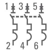 Автоматический выключатель 3P 32А (C) 4,5kA ВА 47-63 EKF PROxima