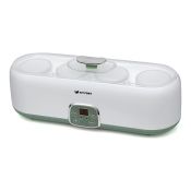 Йогуртница Kitfort КТ-2007 белый/зеленый