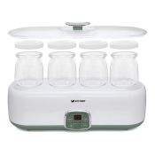 Йогуртница Kitfort КТ-2007 белый/зеленый