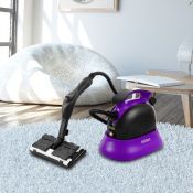 Пароочиститель Kitfort KT-9102-1, черно-фиолетовый