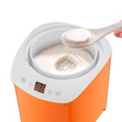 Йогуртница Kitfort КТ-4090-2 бело-оранжевый