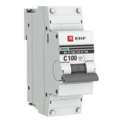 Автоматический выключатель 1P 100А (C) 10kA ВА 47-100 EKF PROxima