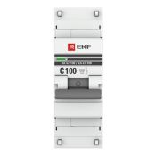 Автоматический выключатель 1P 100А (C) 10kA ВА 47-100 EKF PROxima