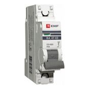 Автоматический выключатель 1P 3А (C) 4,5kA ВА 47-63 EKF PROxima mcb4763-1-03C-pro