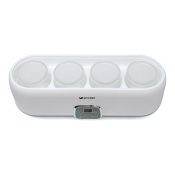 Йогуртница Kitfort КТ-2007 белый/зеленый