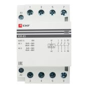 Контактор модульный КМ 63А 3NО+NC (3 мод.) EKF PROxima