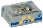 Кнопки Alco 131 канцелярские Garant золотистый 100шт