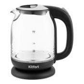 Чайник Kitfort KT-654-5, черный/серый