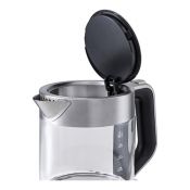 Чайник Kitfort КТ-617 1.5л. 2200Вт серебристый/черный